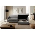 Corner sofa Elgomsi R, Raquel 04, grey, H100x228x165