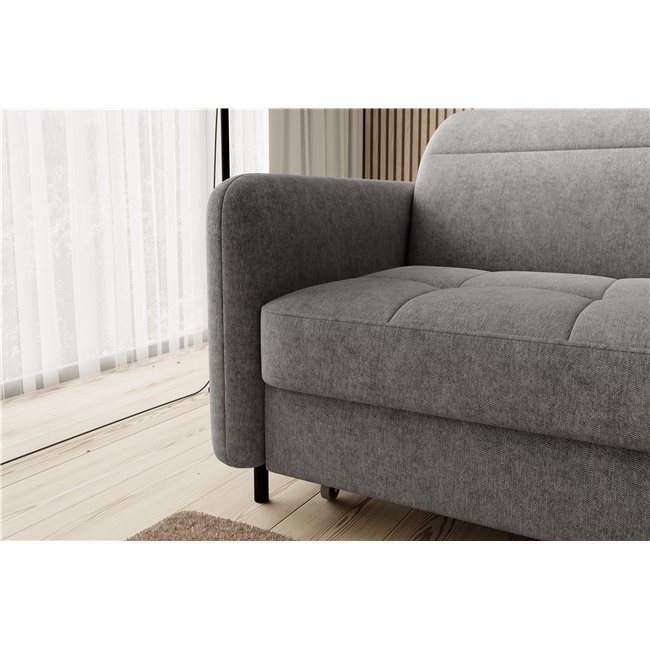 Corner sofa Elgomsi R, Raquel 04, grey, H100x228x165