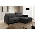 Corner sofa Elgomsi R, Raquel 05, grey, H100x228x165