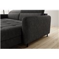 Corner sofa Elgomsi R, Raquel 05, grey, H100x228x165