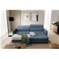 Corner sofa Elgomsi R, Raquel 40, blue, H100x228x165