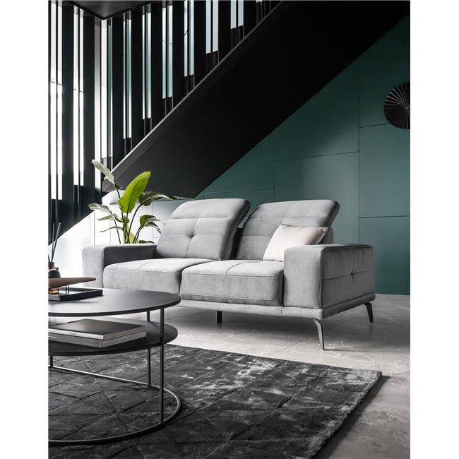 Sofa Eltorrenso, Vero 10, black, H108x195x103cm