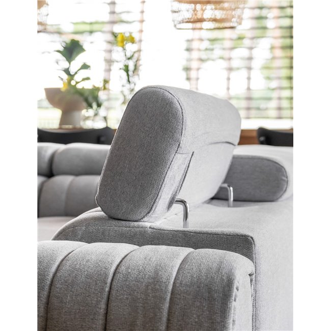 U shape sofa Elouis U Right, Poco 40, blue, H92x347x202cm