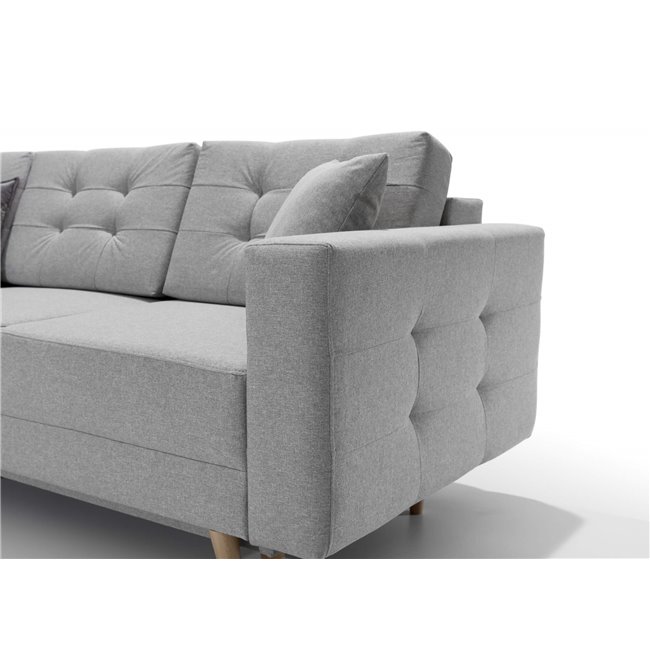 Corner sofa Elsgard L Reversible, Monolith 63, pink, H93x248x162cm