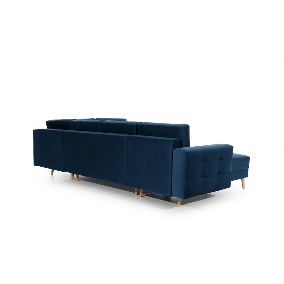 U shape sofa Elsgard U Reversible, Soft 11, black, H93x326x202cm