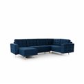 U shape sofa Elsgard U Reversible, Soft 66, brown, H93x326x202cm