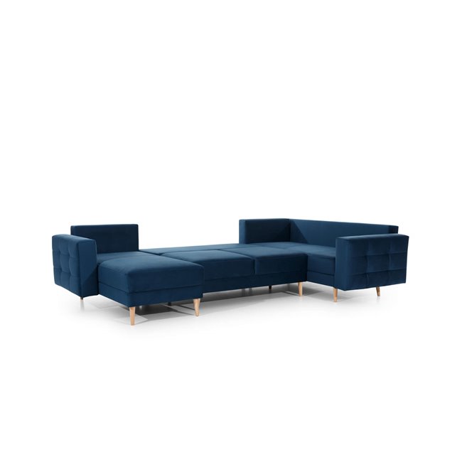 U shape sofa Elsgard U Reversible, Omega 91, pink, H93x326x202cm