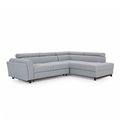 Corner sofa Elkairos R, Inari 96, gray, H95x265x200cm
