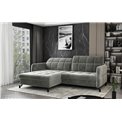 Угловой диван Elorelle L, Omega 13, серый, H105x225x160см