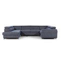 U shape sofa Elscada U Left, Dora 96, gray, H98x330x200cm