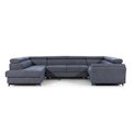 Угловой диван Elscada U Left, Mat Velvet 68, фиолетовый, H98x330x200см