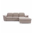 Corner sofa Eltrevisco L, Soft 17, white, H100x272x216cm