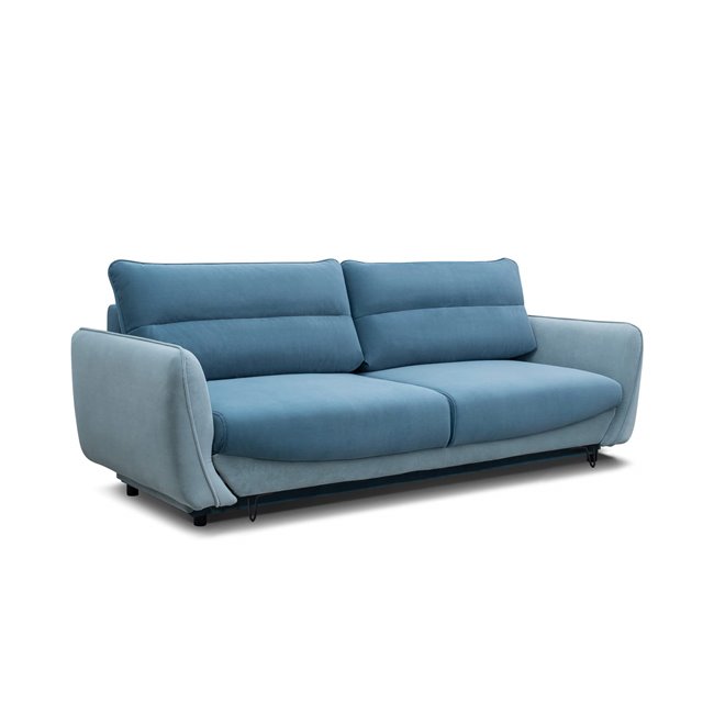 Sofa bed Elsilva, Marte 130, gray, H90x236x95cm