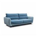 Sofa bed Elsilva, Marte 130, gray, H90x236x95cm