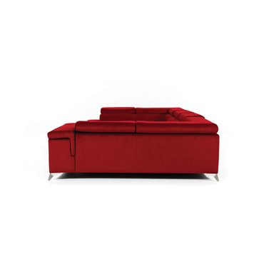 U shape sofa Elago U Left, Monolith 48, yellow, H88x208x43cm