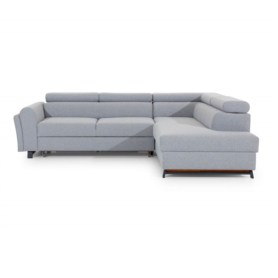 Corner sofa Elkairos R, Soft 17, white, H95x265x200cm