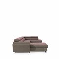 U shape sofa Elosette U Right, Monolith 97, gray, H98x370x200cm