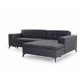 Corner sofa Elsolange L, Savoi 1, gray, H80x292x196cm