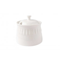 Sugar pot Frill, H-9.5cm, D-9cm