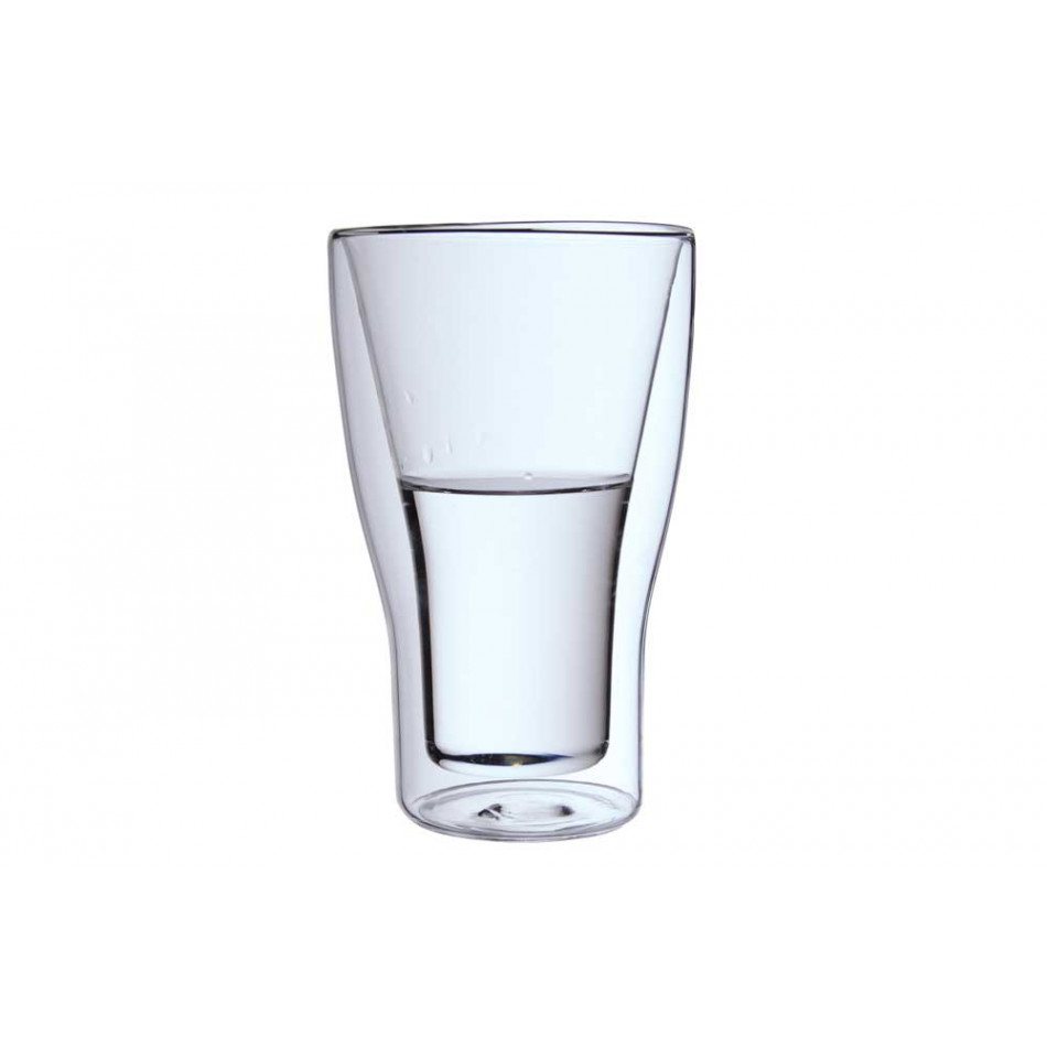 Thermo glass tumbler Latte Macchiato Brigitte, 340ml, H14.5x9x6.4cm
