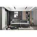 Угловой диван Elorelle L, Omega 02, серый, H105x225x160см