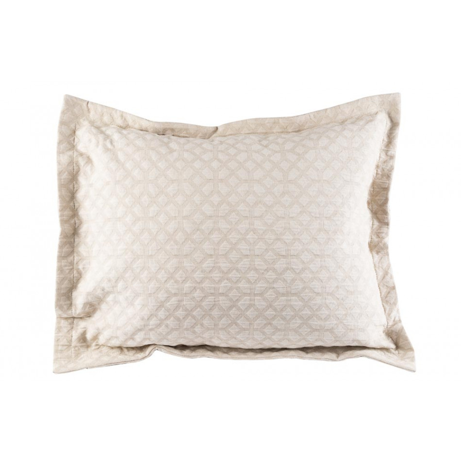 Decorative Pillowcase Signals, linen color, 50x60cm