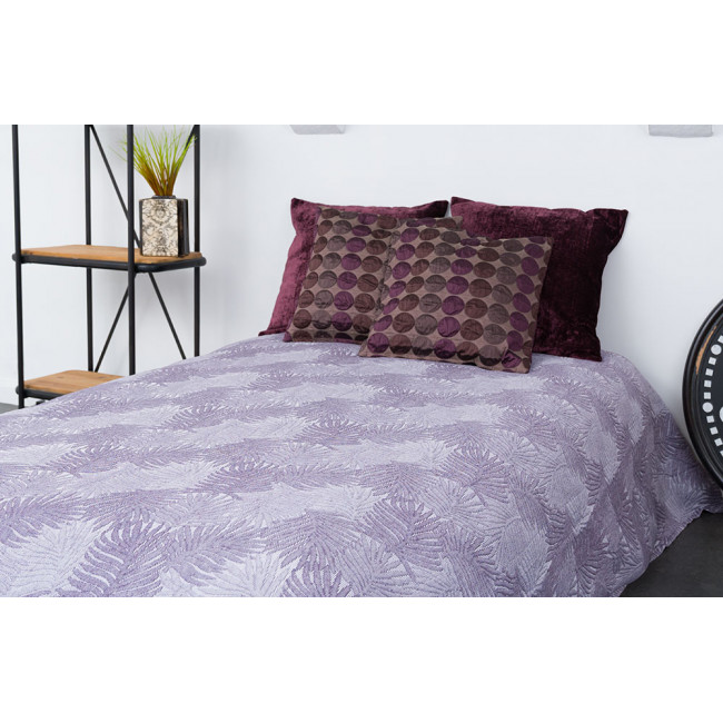 Bed cover Bracken, purple, 220x260cm
