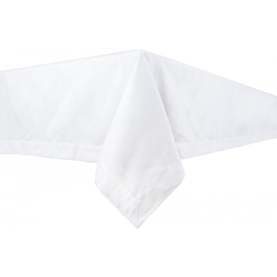 Tablecloth Chain, white, 150x150cm