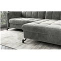 Corner sofa Elorelle L, Monolith 97, gray, H105x225x160cm