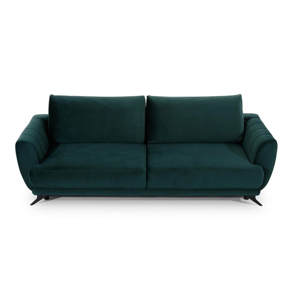 Sofa bed Elmego, Grande 75, blue, H90x242x95cm