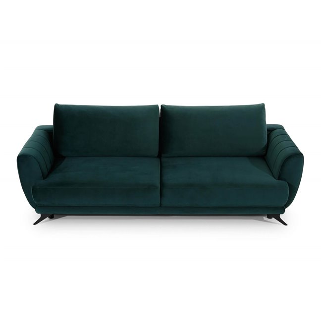 Sofa bed Elmego, Grande 75, blue, H90x242x95cm