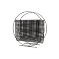 Magazine holder Torro, black, 49x15x49,5cm