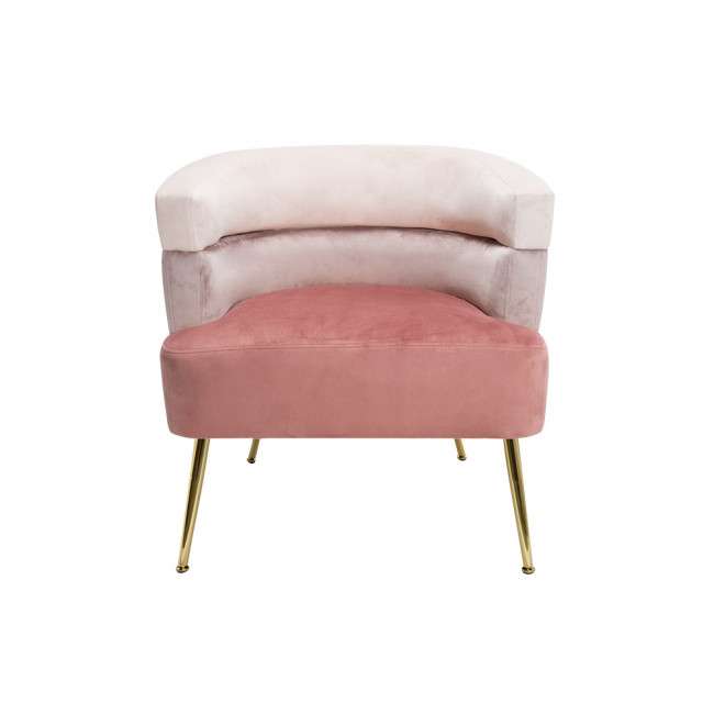Кресло для отдыха Navilli, розовое, 65x64x74cm, высота сиденья 40cm