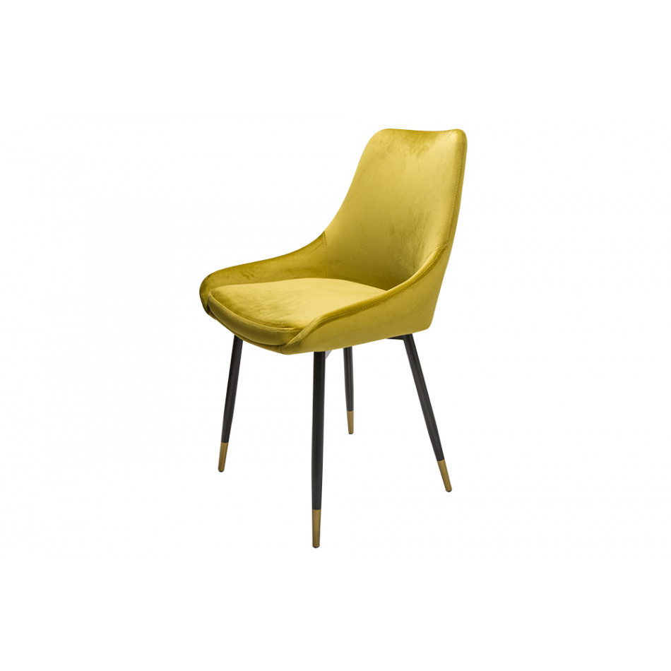 Chair Santana, olive colour, H86x56x56cm, seat height 46cm