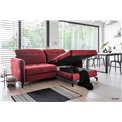 Угловой диван Elorelle L, Rivera 59, красный, H105x225x160см
