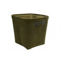 Basket, dark green colour, 31x31cm