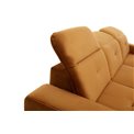 Угловой диван Eltorrenso R, Mat Velvet 29, коричневый, H98x265x53см
