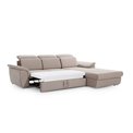 Угловой диван Eltrevisco R, Soft 17, белый, H100x272x216см