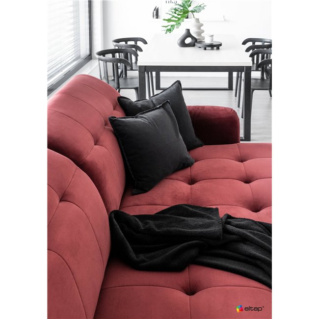 Corner sofa Elorelle L, Sawana 14, black, H105x225x160cm