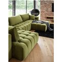 U shape sofa Elonito U Right, Nube 3, gray, H92x340x170cm