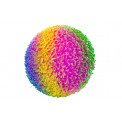 Rainbow ball with light, batteries included, D6.5cm