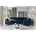 U shape sofa Elsgard U Reversible, Nube 5, gray, H93x326x202cm
