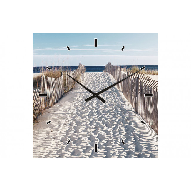 Wall clock Way to the beach, 60x60cm