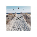 Wall clock Way to the beach, 60x60cm