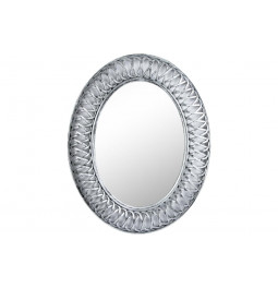 Wall mirror, grey, 61x5x76cm