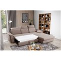 Corner sofa Eltrevisco L, Berlin 03, beige, H100x272x216cm