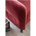 Corner sofa Elorelle L, Mat Velvet 75, green, H105x225x160cm
