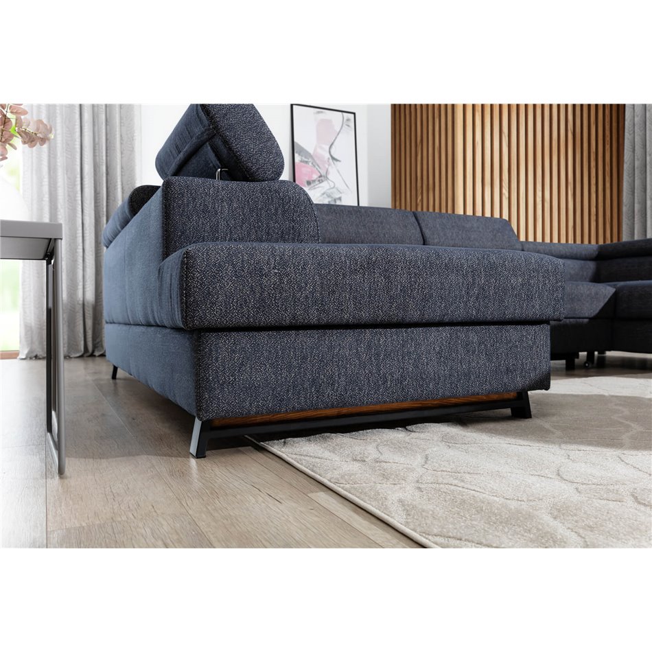 U shape sofa Elscada U Left, Soft 17, white, H98x330x200cm