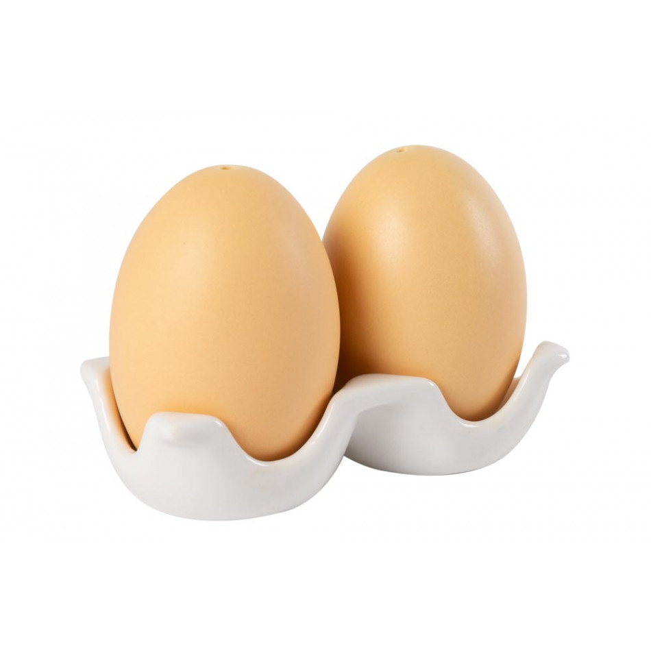 Солонка и перечница Egg, h10x5cm