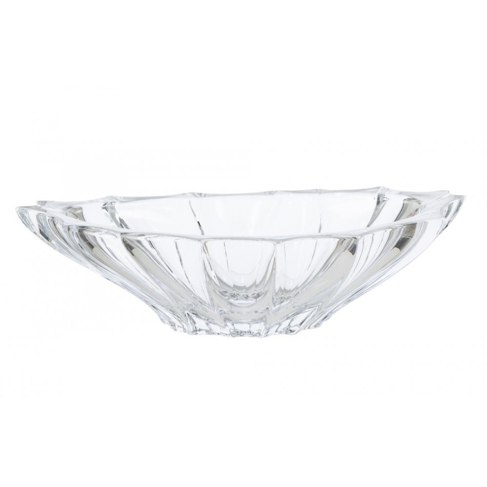 Crystal bowl Plantica, H9.5x36x20cm